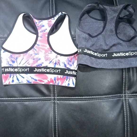 😍😍😍Justice sport girls sports bras😍😍 - Picture 2 of 6